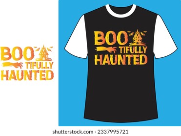  Boo Tifully Haunted halloween t shirt.