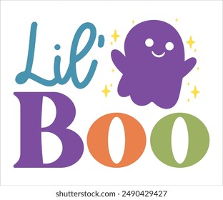 Camiseta Lil’ Boo, Coqueta Halloween, Citas De Halloween, Diseño De Otoño, Camiseta De Calabaza, Camiseta De Octubre, Camisetas De Halloween Divertidas, Archivo De Corte Para Cricut Y Silueta