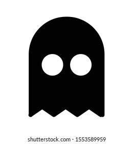 boo vector glyph flat icon 