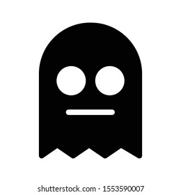 boo vector glyph flat icon 