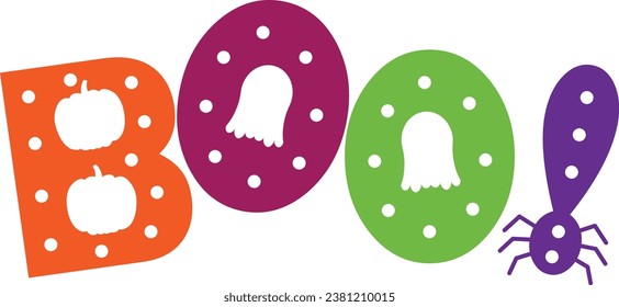 Boo Vector image or clip art