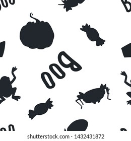 boo vector seamless Pattern Halloween isolated wallpaper background cartoon