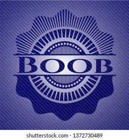 Boob denim background
