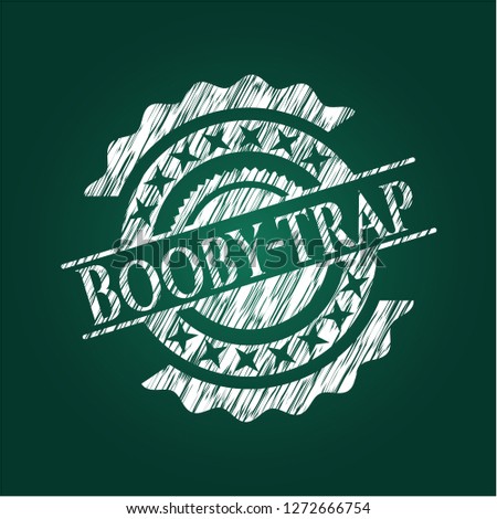 Booby-trap chalk emblem