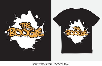 Das Boogie Funky T Shirt Design.