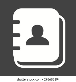 Book, address, pen icon vector image. Can also be used for business, finance and accounts. Suitable for web apps, mobile apps and print media.
