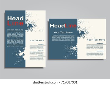 Book album brochure flyer cover design template. Vector illustration.