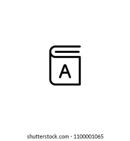 Book alphabet Icon