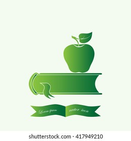 book with apple icon
