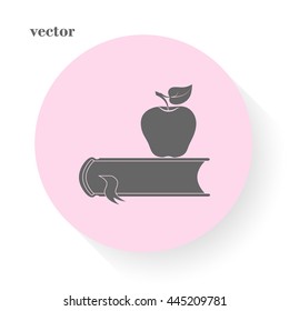 book with apple icon
