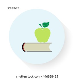 book with apple icon