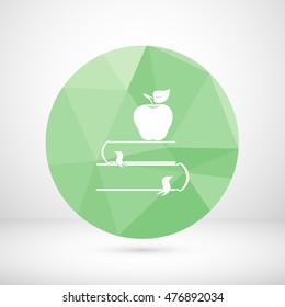 book with apple icon