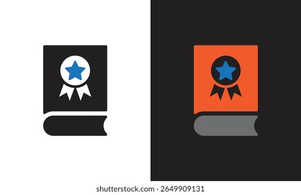 Book award list vector icon. Great logo icon for, office, industry, social media, entertainment and web.