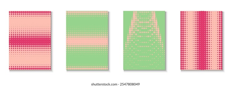 Book Background Set. Color Circles On Memphis Layout. Young Hipster Design On Annual Page. Line Flyer. Minimalist Music Template. Geometric Dot Poster. Trendy Book Background