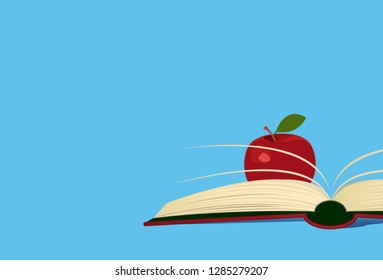 book background book vector on background illustration
