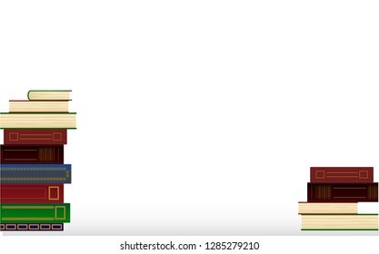 book background book vector on background illustration
