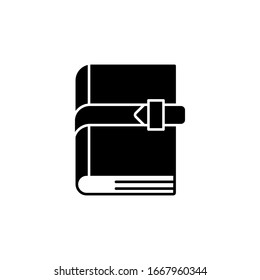 Libro, icono del cinturón. Iconos simples de conocimiento vectorial para ui y ux, sitio web o aplicación móvil