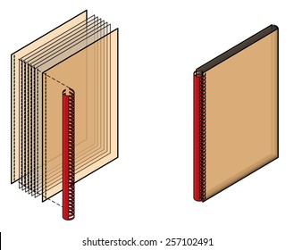 Book Binding Technique: Comb Bound.