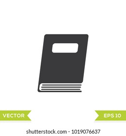 book black web icon flat on white background vector template illustration 
