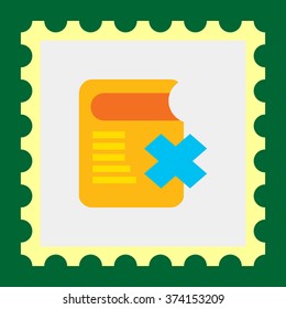 Book with blue cross