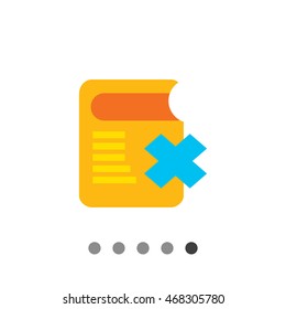 Book with blue cross