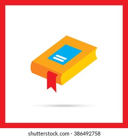 Book with bookmark 