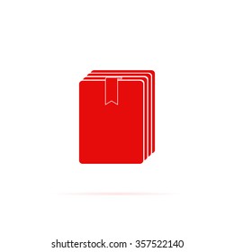 Book with a bookmark icon