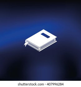 Book with bookmark icon.