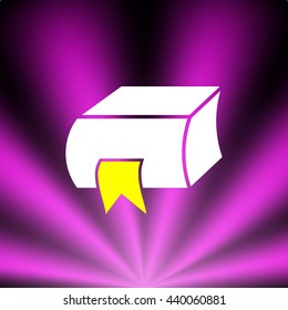 book bookmark icon