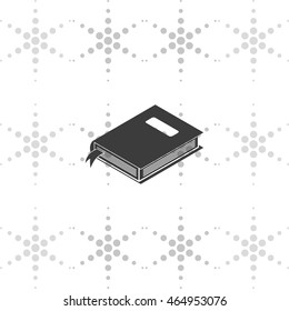 Book with bookmark icon.