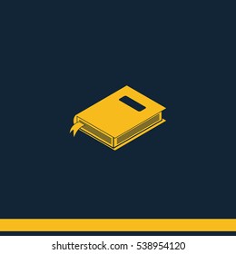 Book with bookmark icon.