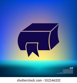 book bookmark icon