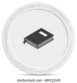 Book with bookmark icon.