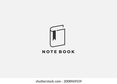 Book With Bookmark Icon, usable logo design for store. buy chart, dictionary, bookmark logo design symbol illustration