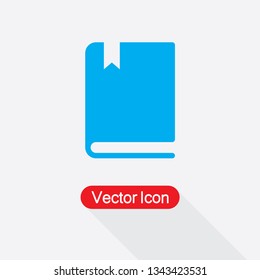 Book With Bookmark Icon Vector Illustration Eps10