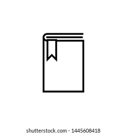 Book With Bookmark Icon Vector Illustration Eps10