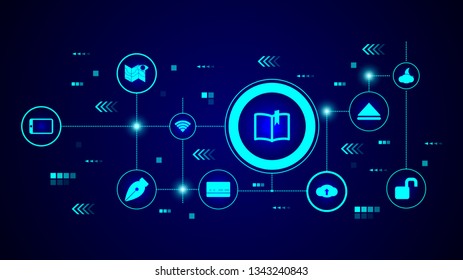 book with a bookmark icon. From Web set