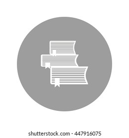 book, brochure, icon