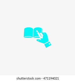 book, brochure, icon