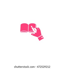 book, brochure, icon
