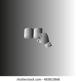 book, brochure, icon