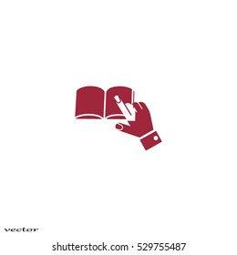 book, brochure, icon