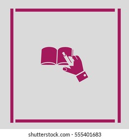 book, brochure, icon