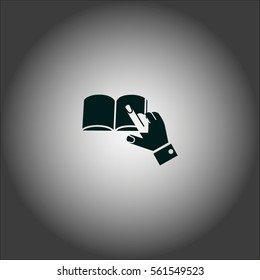 book, brochure, icon