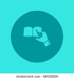 book, brochure, icon