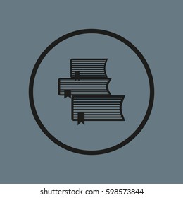 book, brochure, icon