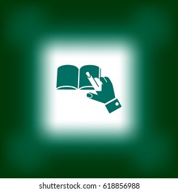 book, brochure, icon