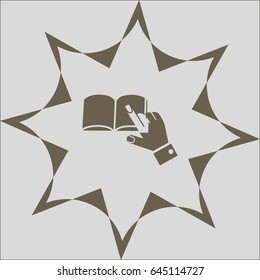 book, brochure, icon