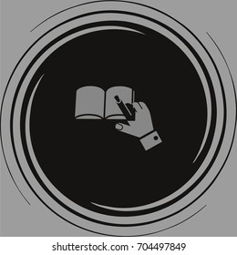 book, brochure, icon