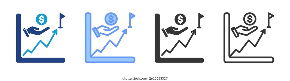 Book Building icon set multiple style collection